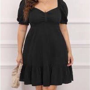 Black Talisea dress, perfect for all summer events, is available in size 18W.